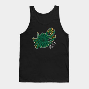 Green and Gold South Africa Tank Top